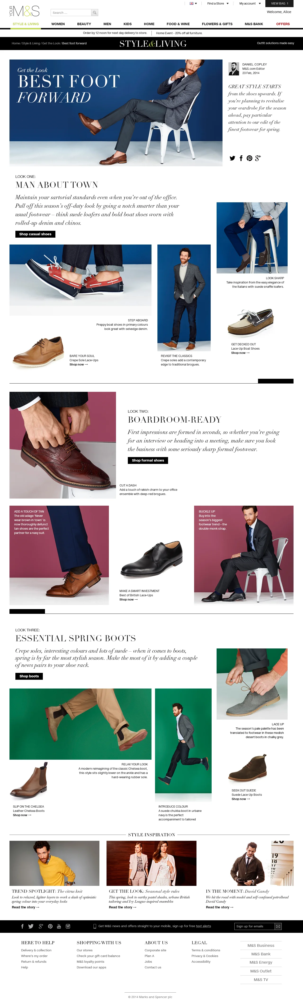 Get the Look: best foot forward